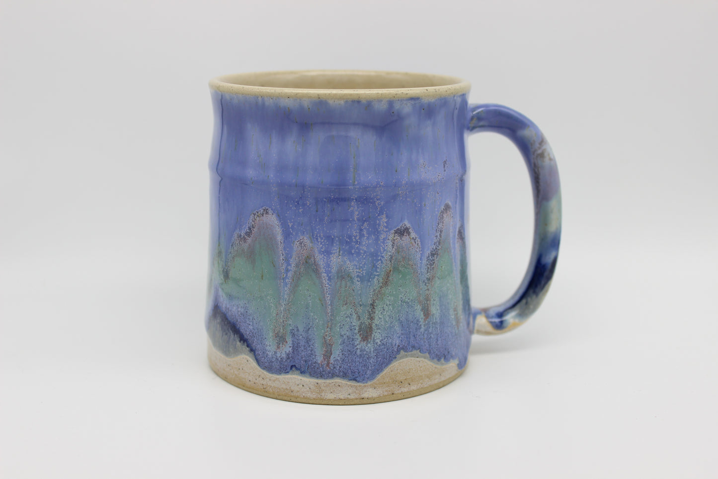 24oz Drippy Blue Mug