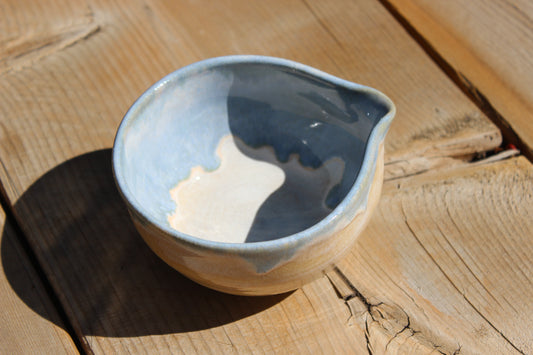 Blue Beige Matcha Bowl
