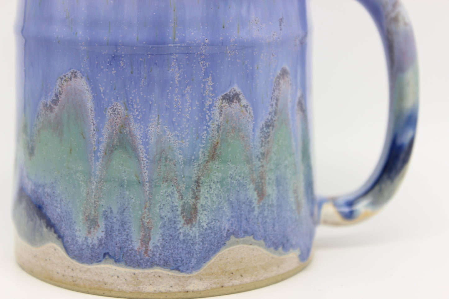 24oz Drippy Blue Mug