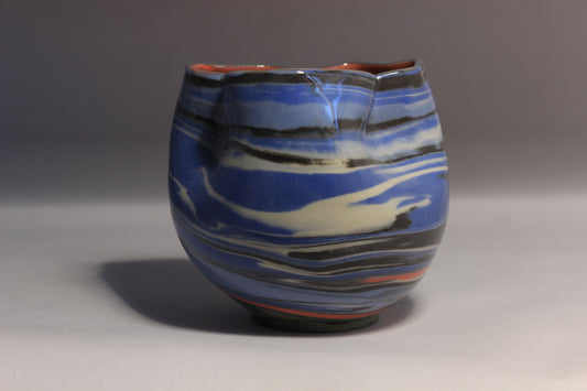 Marbled Pottery Vase