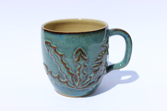 Dandelion Blue Mug
