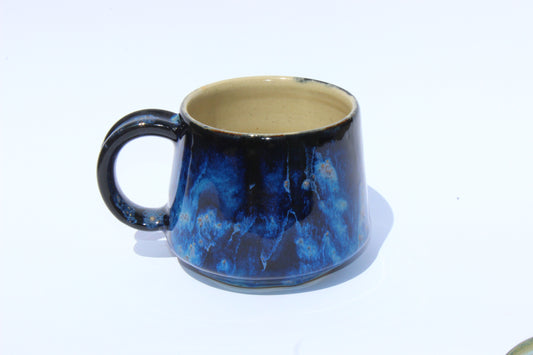Drippy Blue Mug