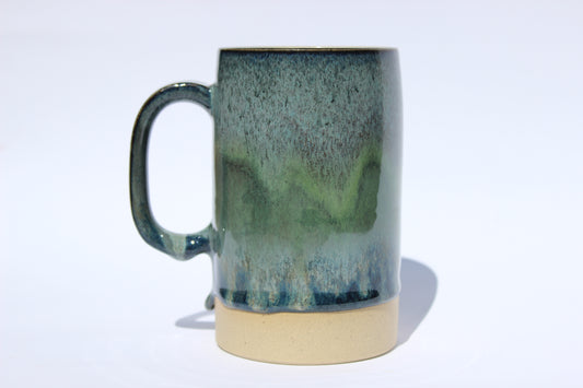 Tall Blue Green Mug