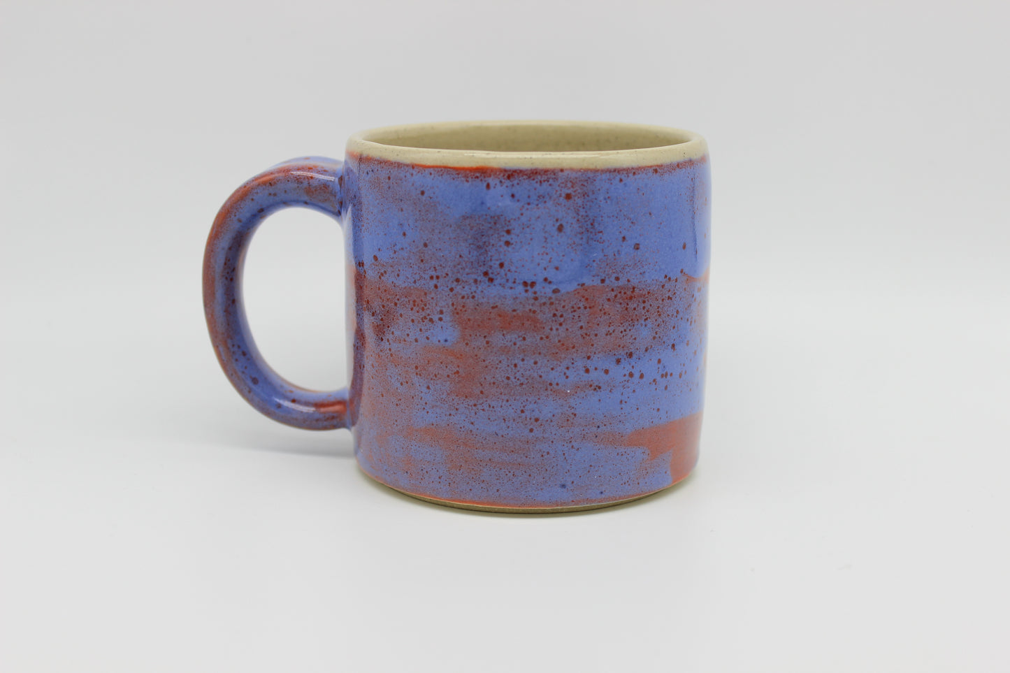 Blue Red Spoted Mug