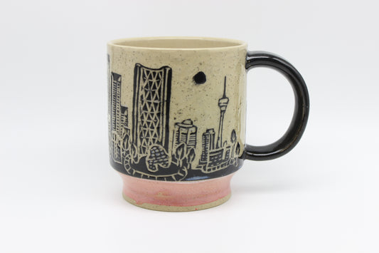 City of Calgary Pink Mug