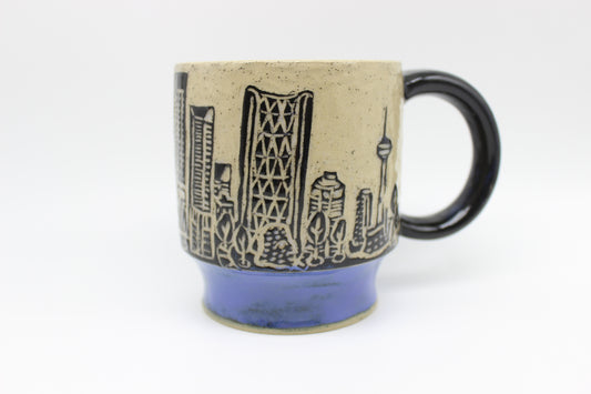 Blue City of Calgary Mug