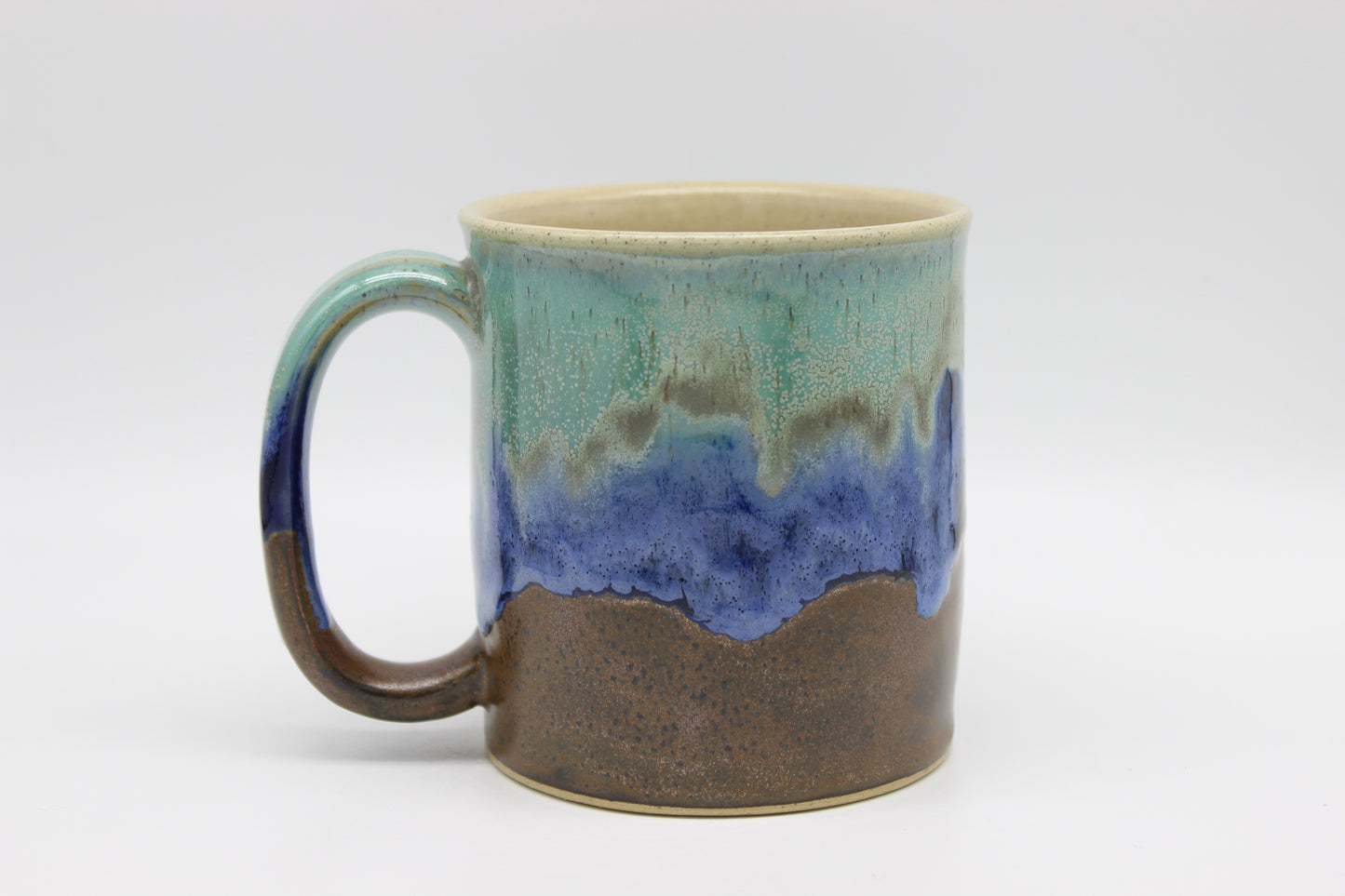 Teal and Brown Mug