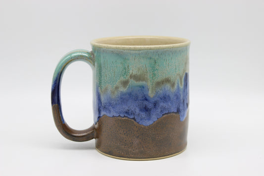 Teal and Brown Mug