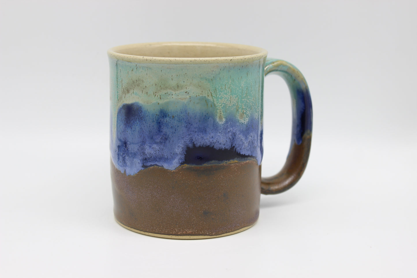 Teal and Brown Mug
