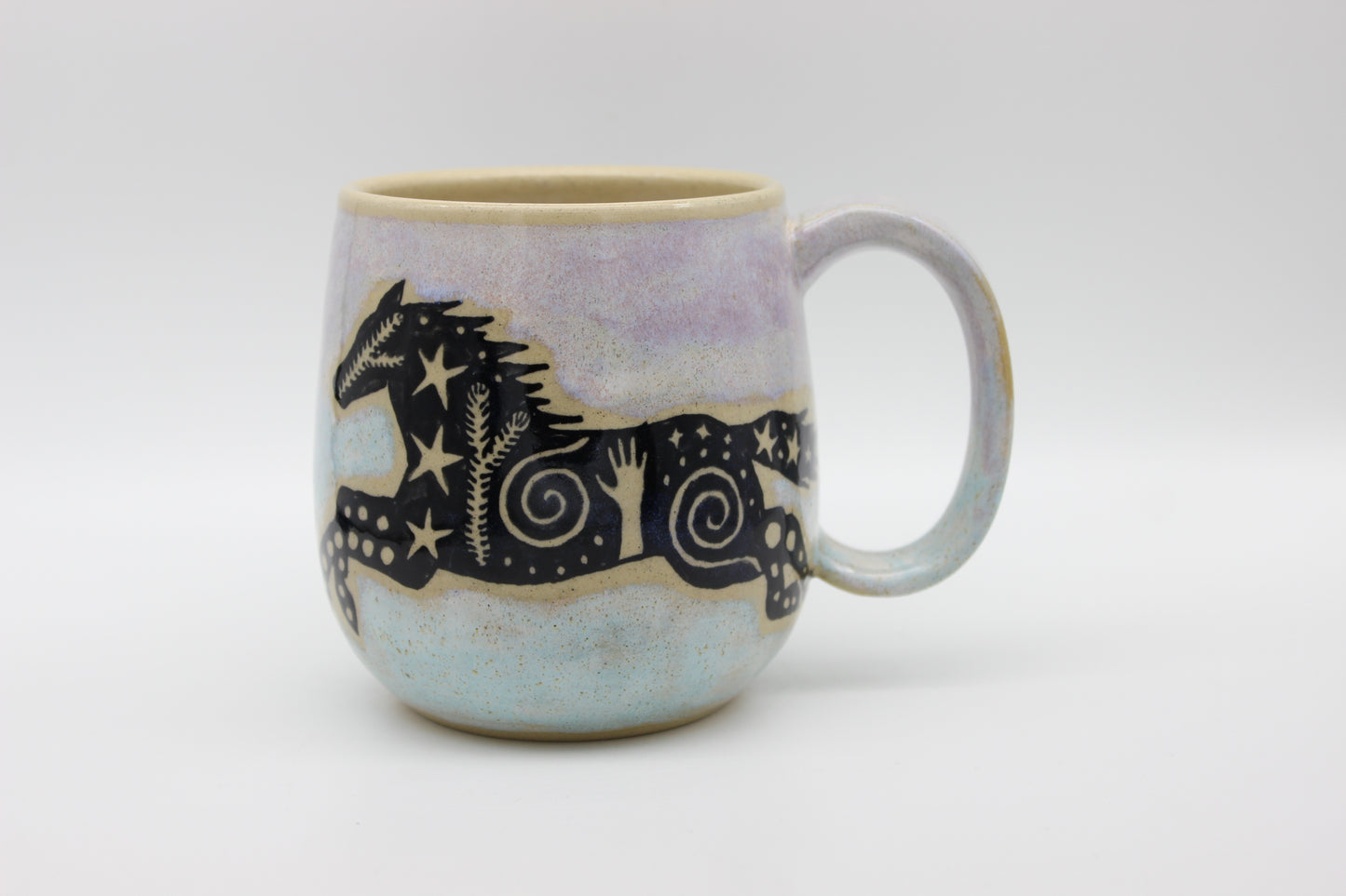 Hand Painted Horse Mug