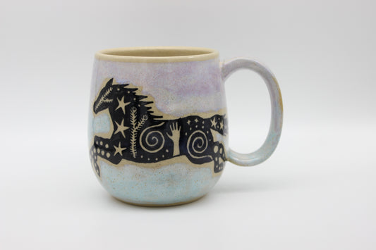 Hand Painted Horse Mug